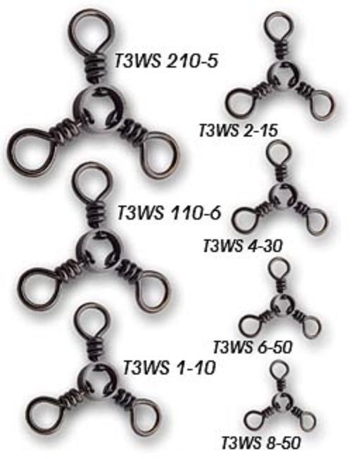 Tsunami Stainless Steel Three Way Swivel T3WS