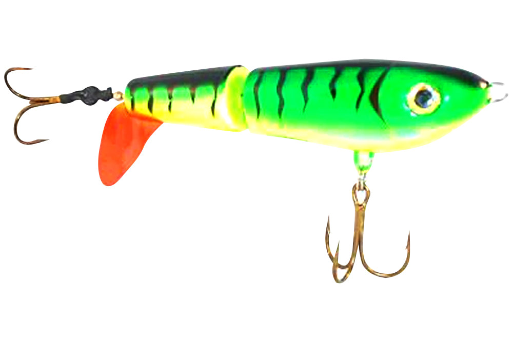 Tyrant Crusader Top Water Prop Lure, Wide Gap Short, 6.5", ‎Firetiger