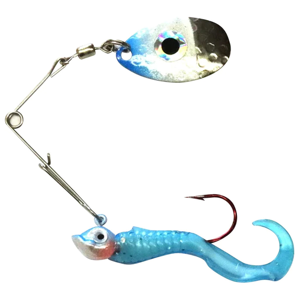 JB Lures Tadpole Spin Jig 1/8oz Blue/Prl