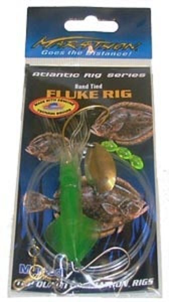 Tsunami Fluke Spinner Rig  w/ Holographic Squid