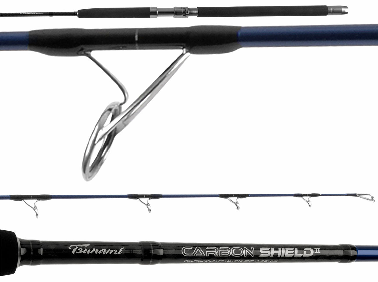 Tsunami Carbon Shield II Boat Rod