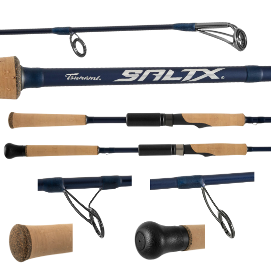 Tsunami Salt X II Inshore Spinning Rods