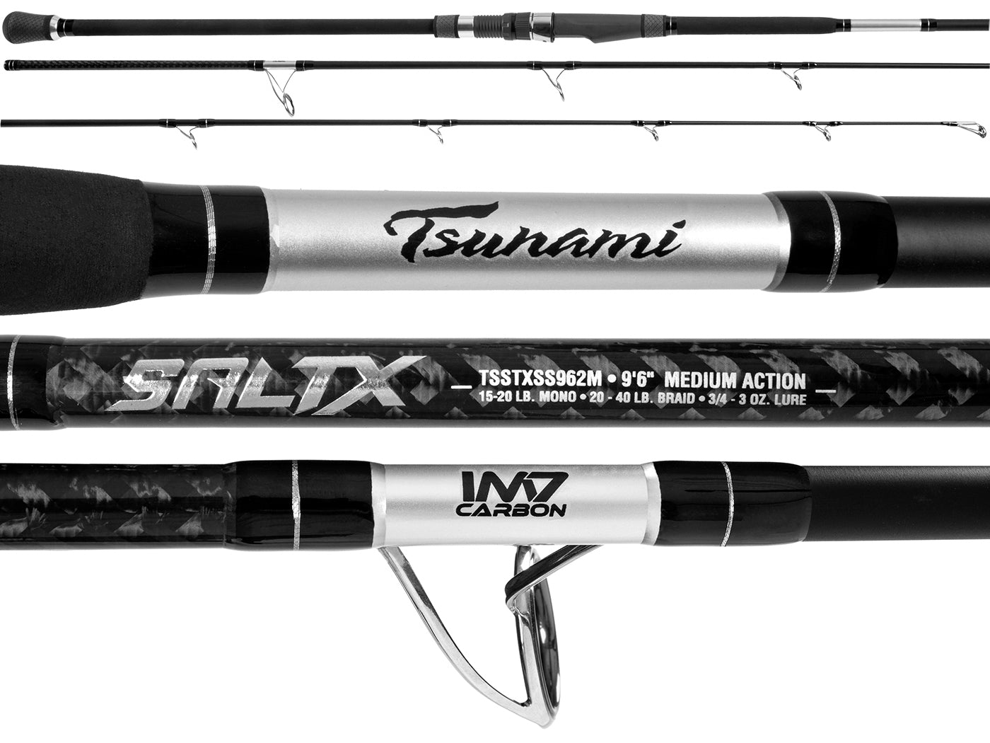 Tsunami SaltX Surf Spinning Rods