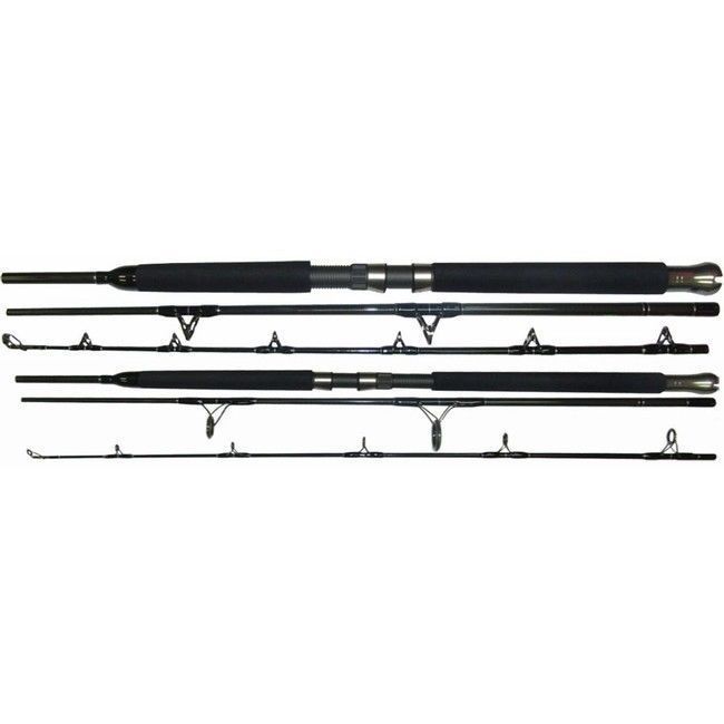 Tsunami TSTBS-703H Trophy 3pc Travel Rod Saltwater Spinning Striper Boat 7'