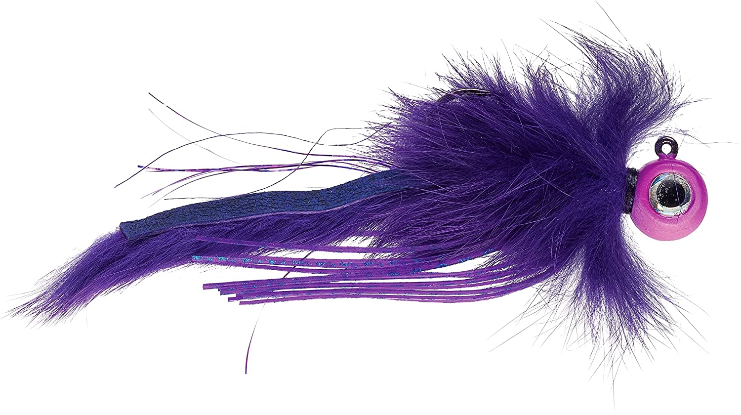 VMC Twitchin' Jig 1/2oz., hook, Glow Purple Rain