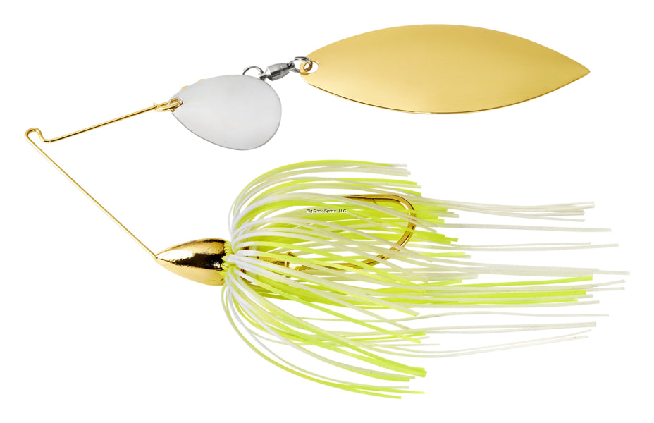 War Eagle Tandem Willow Gold Frame Spinnerbait