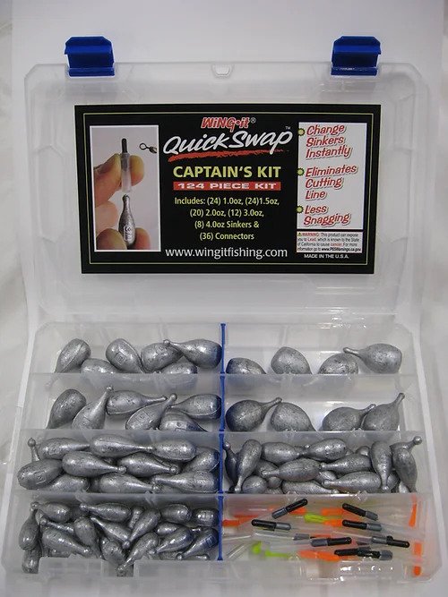 Wing-It 124 Pc Captain's Sinker Kit