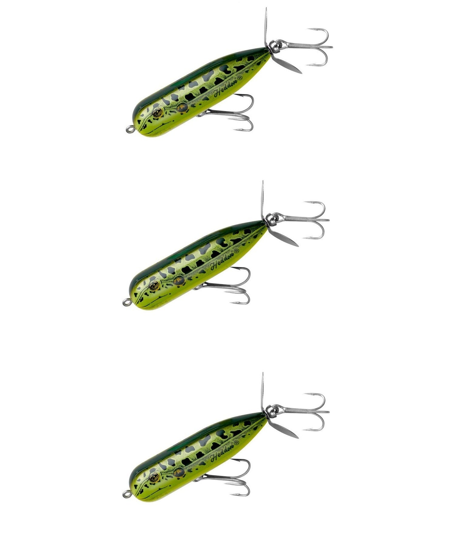 Heddon Magnum Torpedo Fishing Lures- 3 5/16-Inch, 0.64 oz, Natural Leopard Frog