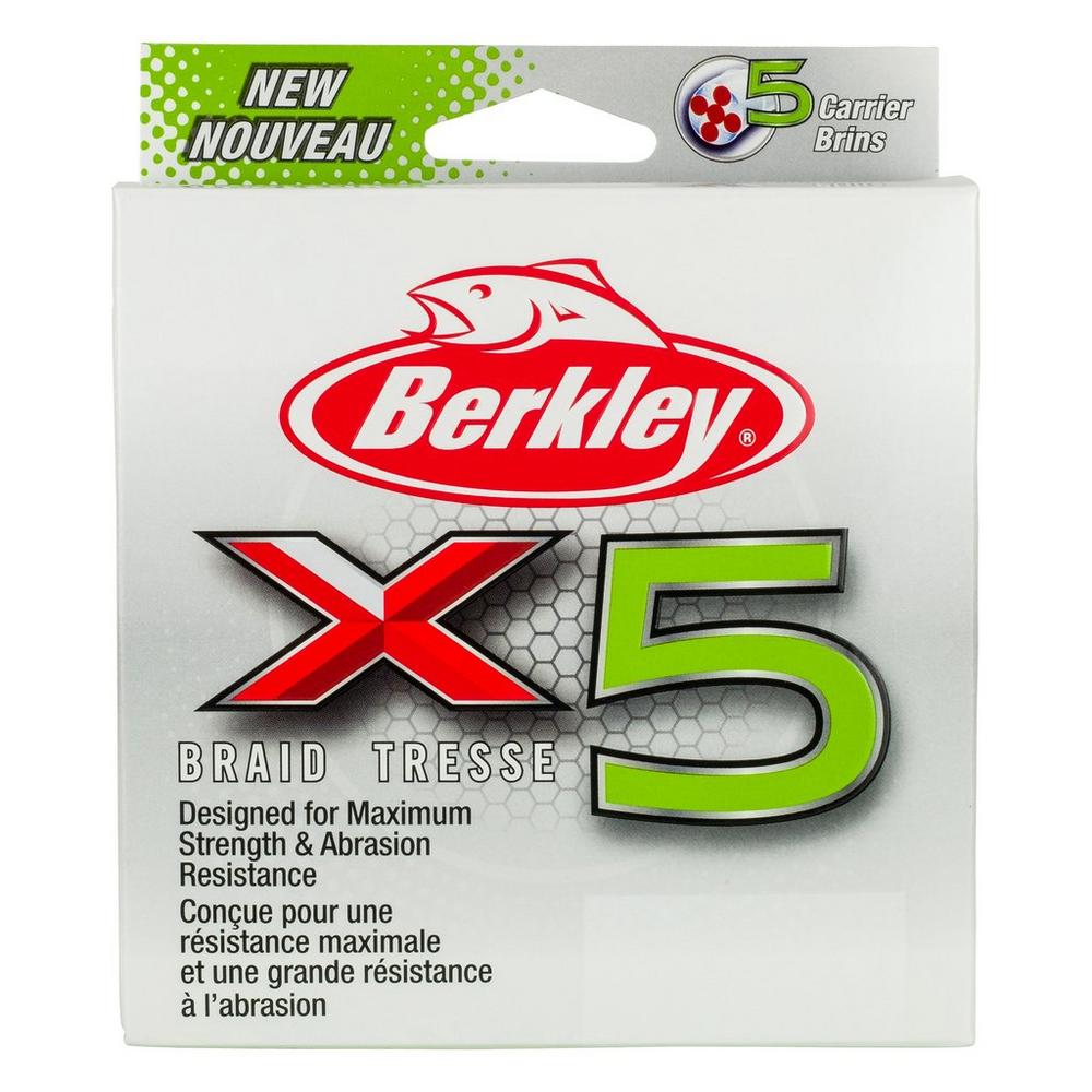 Berkley X5 Braid 5-Carrier Braided Fishing Line