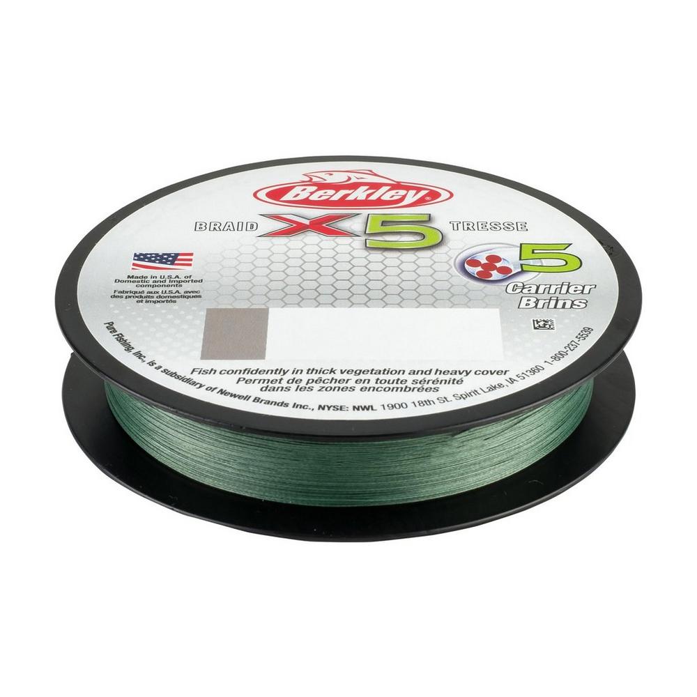 Berkley X5 Braid 5-Carrier Braided Fishing Line