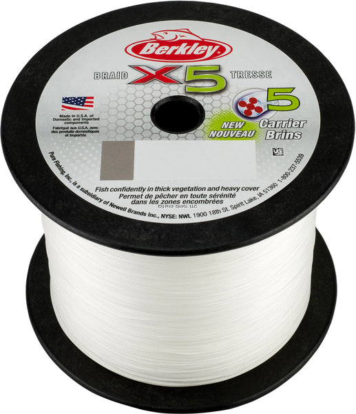 Berkley X5 Braid 5-Carrier Braided Fishing Line