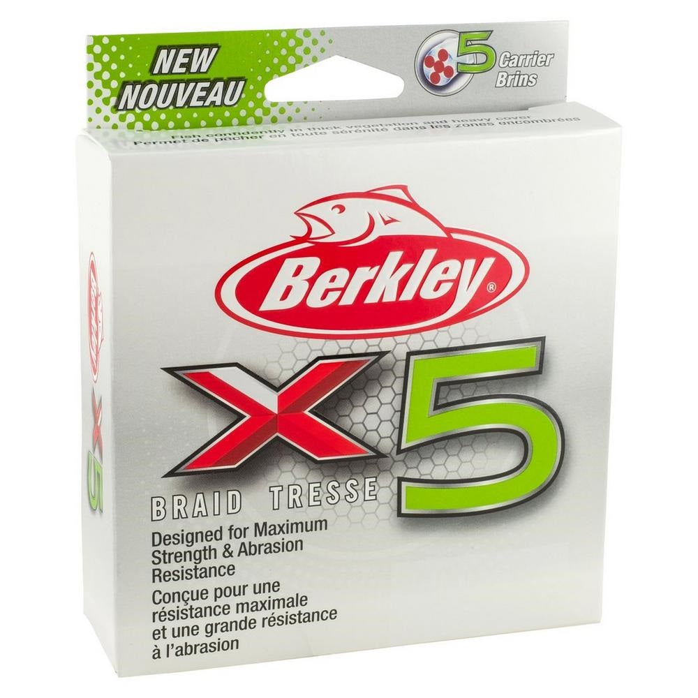 Berkley X5 Braid 5-Carrier Braided Fishing Line