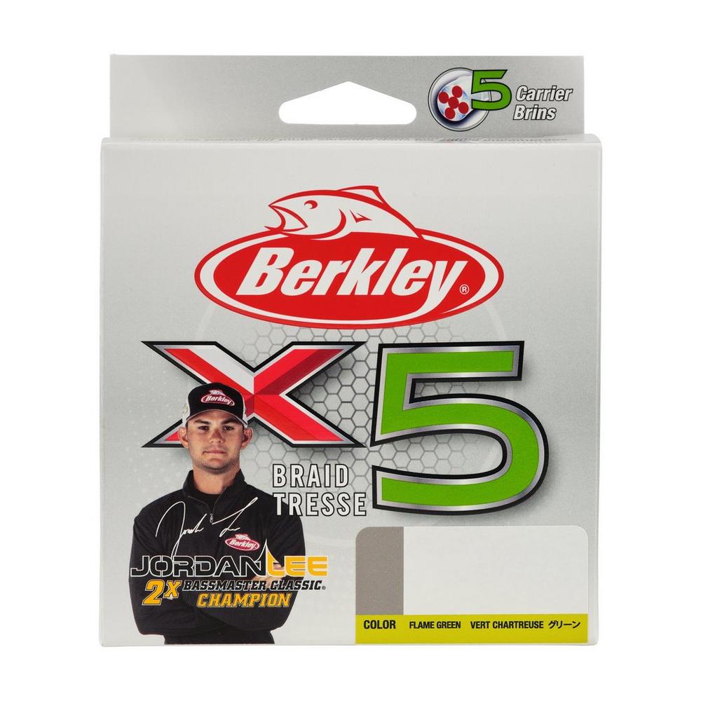 Berkley X5 Braid 5-Carrier Braided Fishing Line