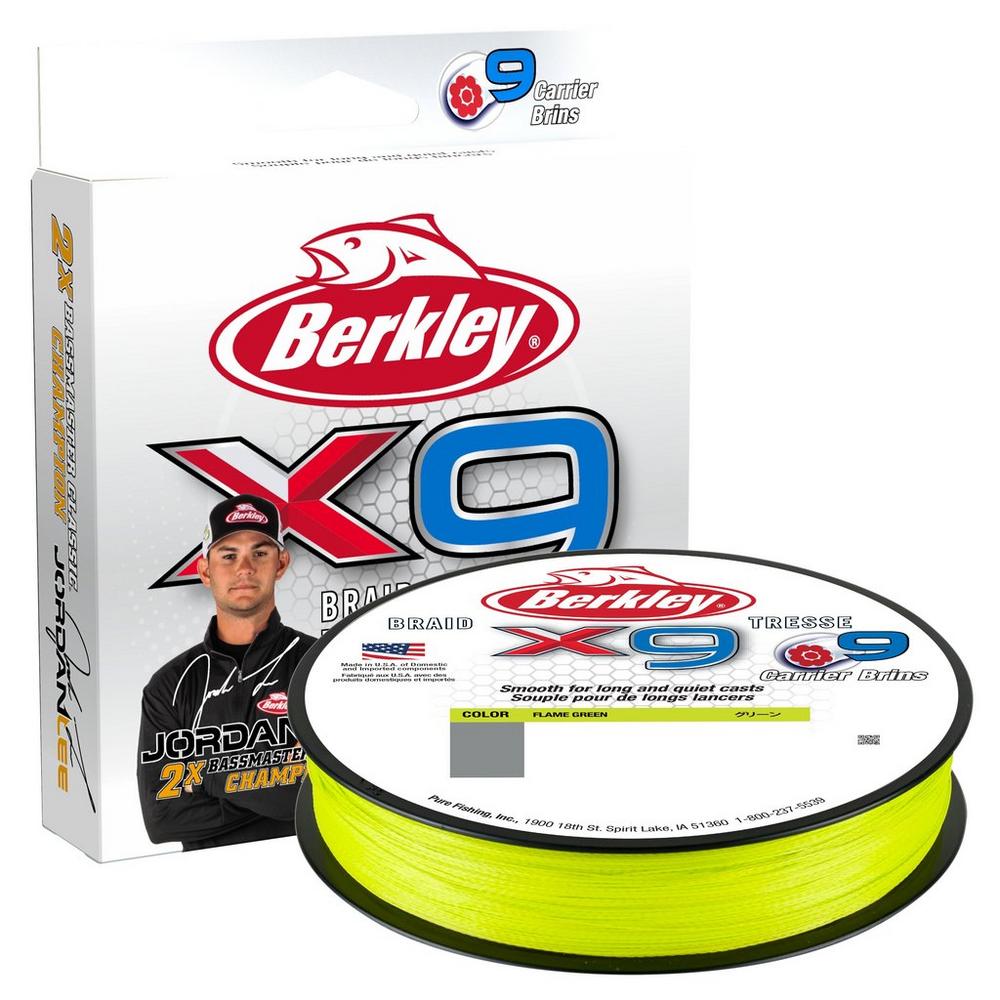 Berkley Jordan Lee x9 Braided Fishing Line Superline