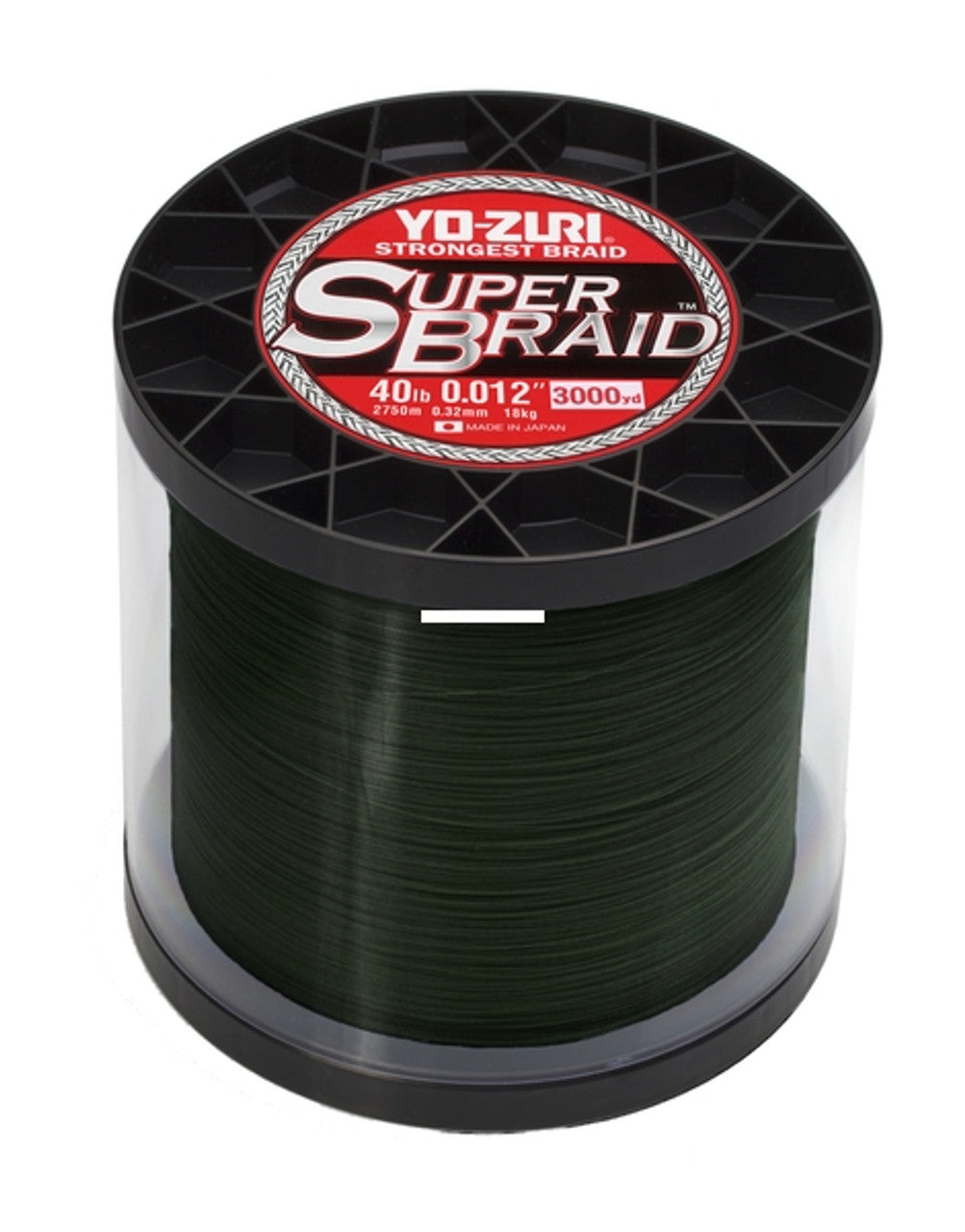 Yo-Zuri SuperBraid Braided Line, 3000yd, Dark Green